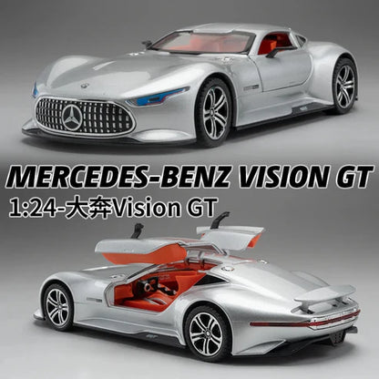 Modèle de voiture AMG Vision GT Fast and Furious, sonore et lumineuse, échelle 1:24 BK