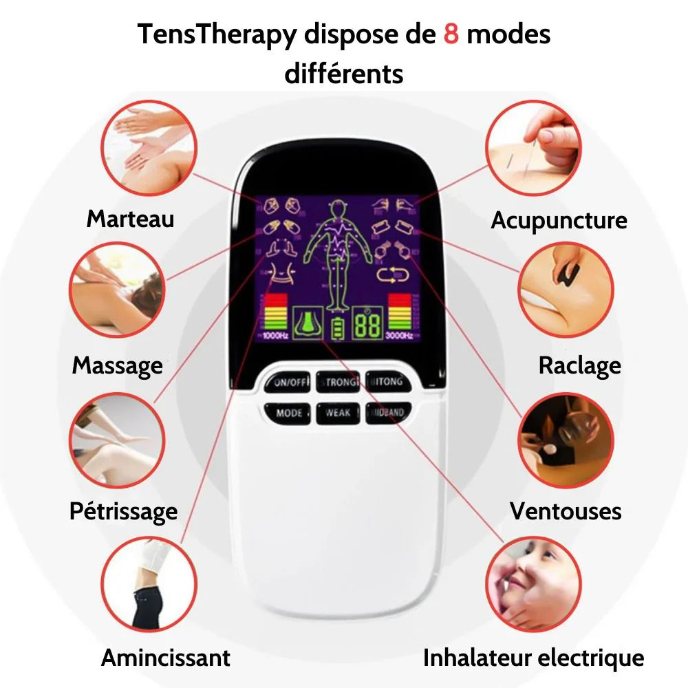 Appareil de massage thérapeutique TENS, EMS et acupuncture BR