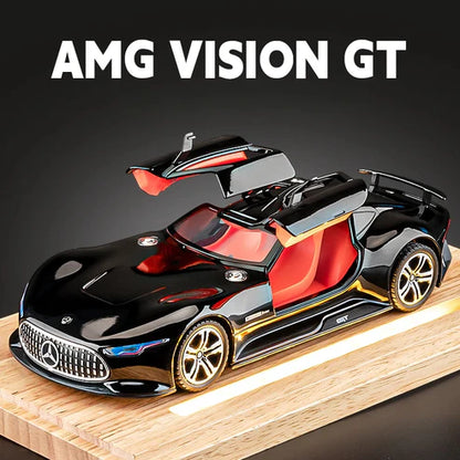 Modèle de voiture AMG Vision GT Fast and Furious, sonore et lumineuse, échelle 1:24 BK