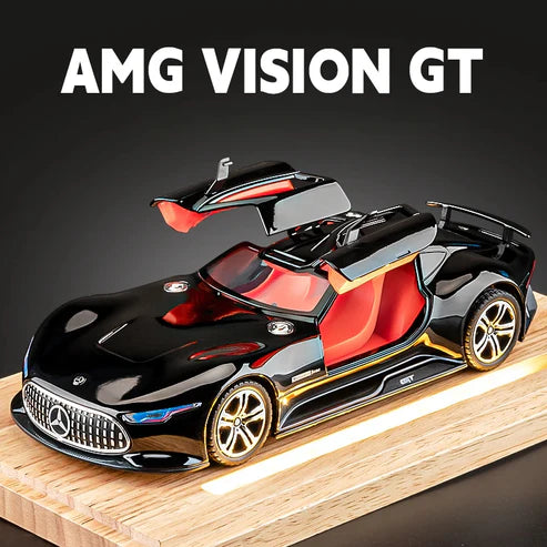 Modèle de voiture AMG Vision GT Fast and Furious, sonore et lumineuse, échelle 1:24 BK