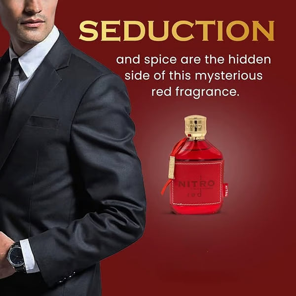 Dumont Nitro Red For Men 3.4 Oz Eau De Parfum Spray