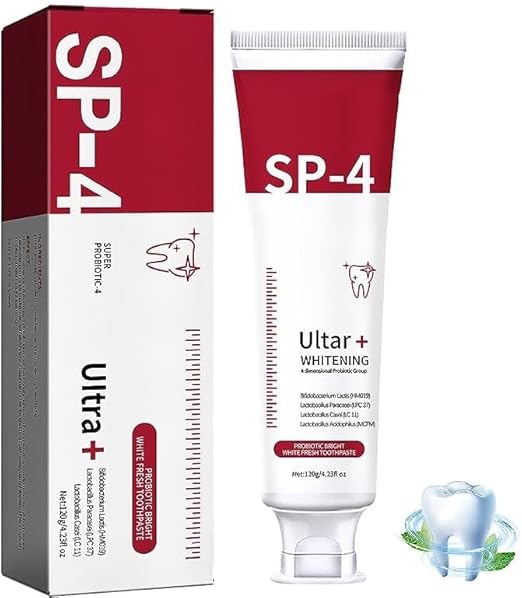 Dentifrice Super Probiotic-4 avec 4 probiotiques équilibre Force du microbiote buccal SG