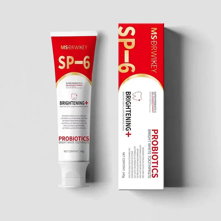 Dentifrice Super Probiotic-6 avec 6 probiotiques équilibre Force du microbiote buccal TG