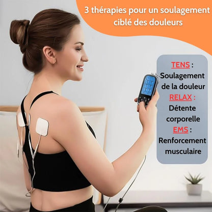 Appareil de massage thérapeutique TENS, EMS et acupuncture BR