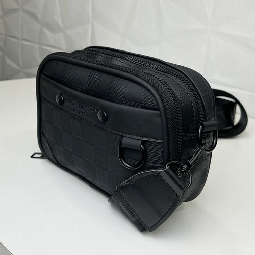 LV Crossbody Sacoche – Carreaux Noirs