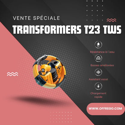 ✨Écouteurs TWS Transformers T23✨