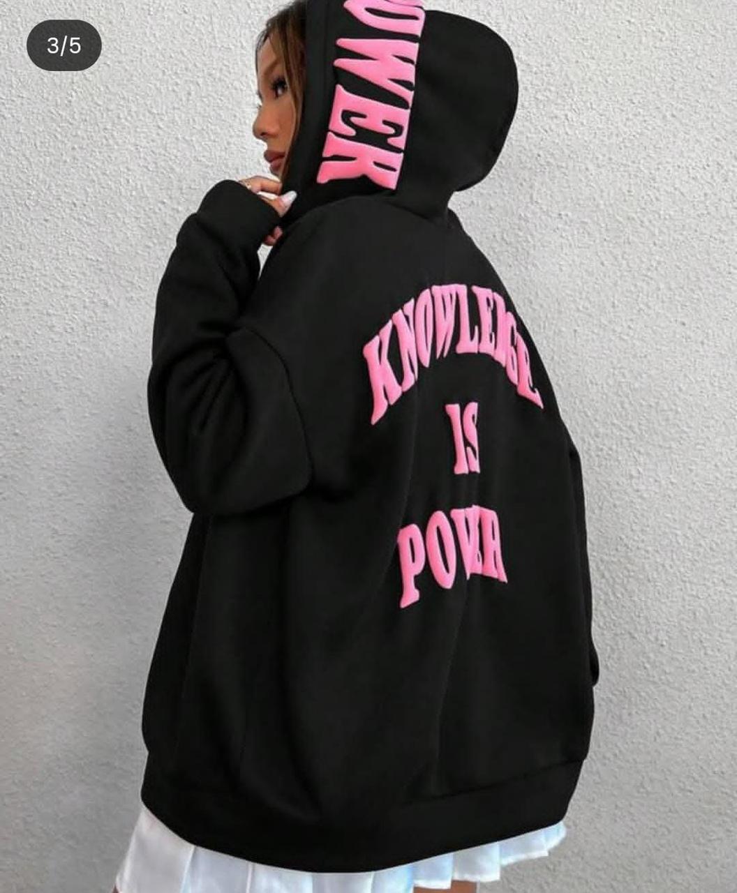 هودي "Knowledge Is Power" – الأناقة برسالة!