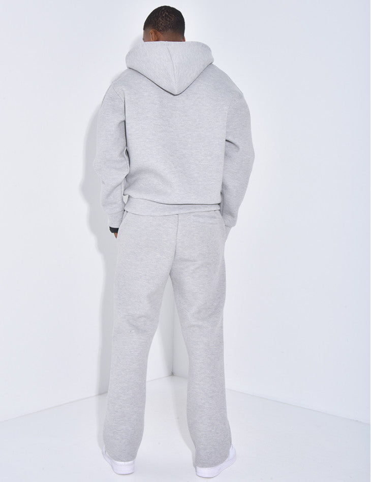 ENSEMBLE A CAPUCHE HOMME GRIS