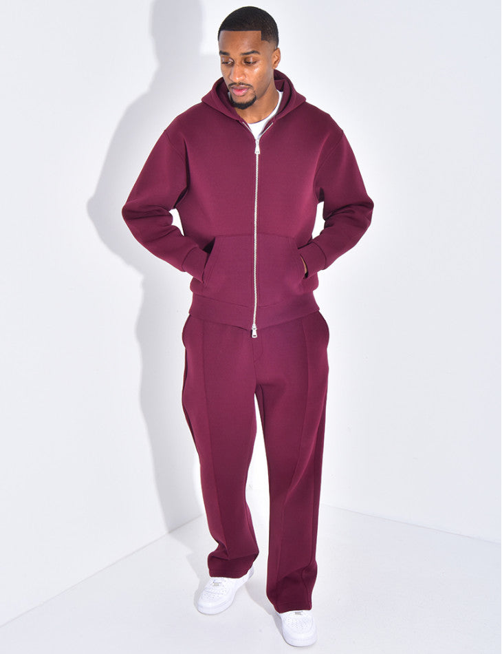 Ensemble homme à capuche Violet