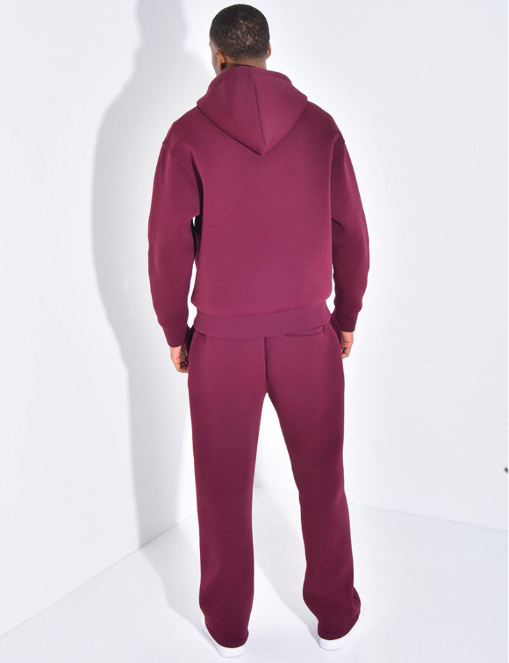 Ensemble homme à capuche Violet