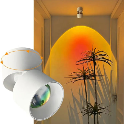 Lampe de projecteurs d'ambiance à LED Sunset Downlight