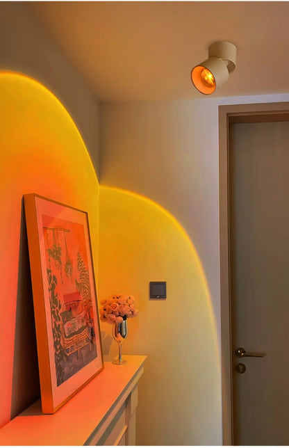 Lampe de projecteurs d'ambiance à LED Sunset Downlight