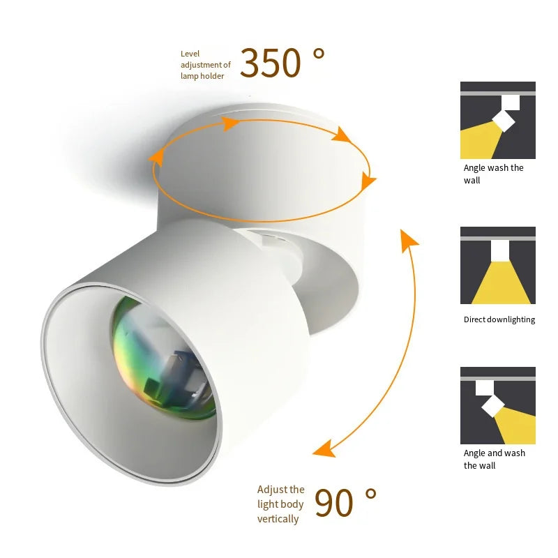 Lampe de projecteurs d'ambiance à LED Sunset Downlight