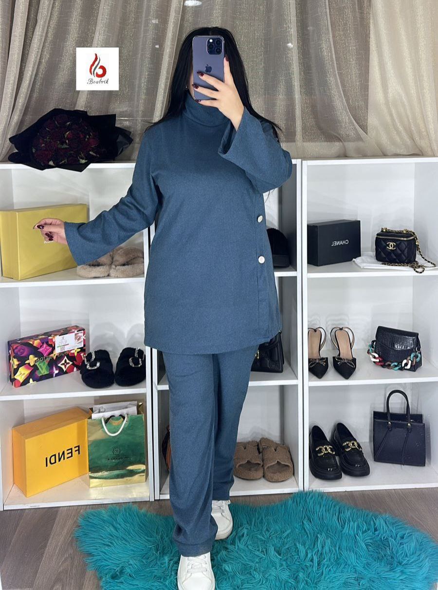 طقم أونصومبل شتوي أنيق بالصدف