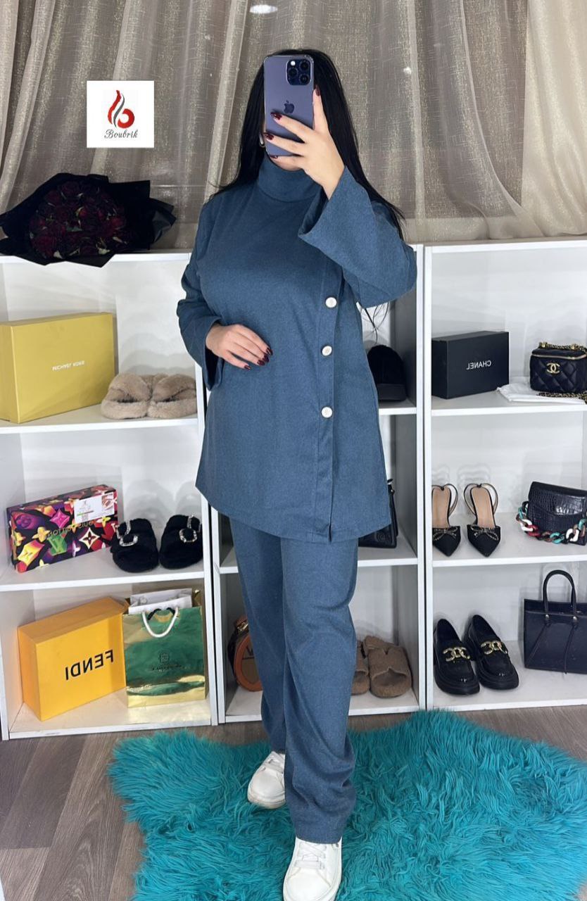 طقم أونصومبل شتوي أنيق بالصدف