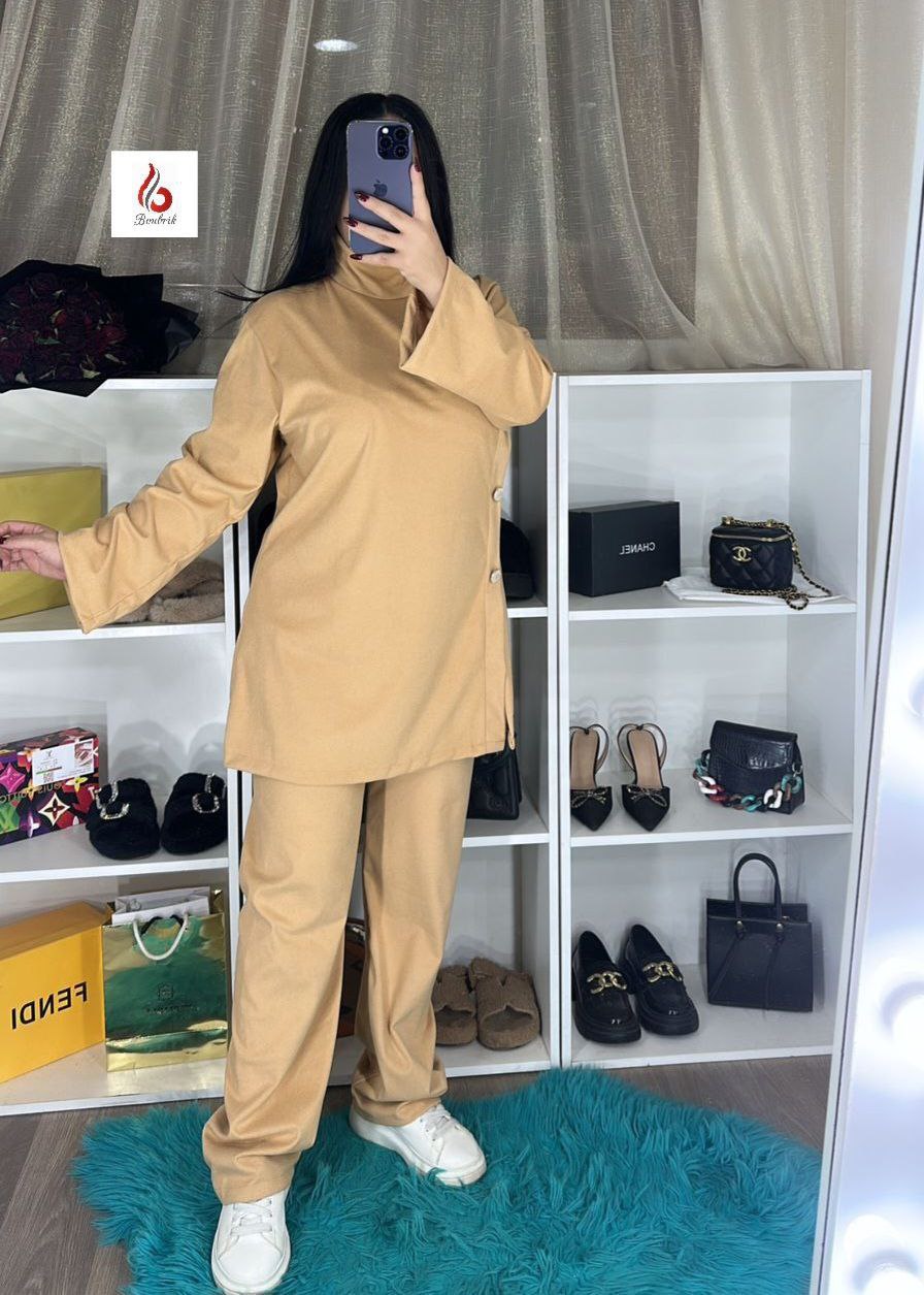 طقم أونصومبل شتوي أنيق بالصدف